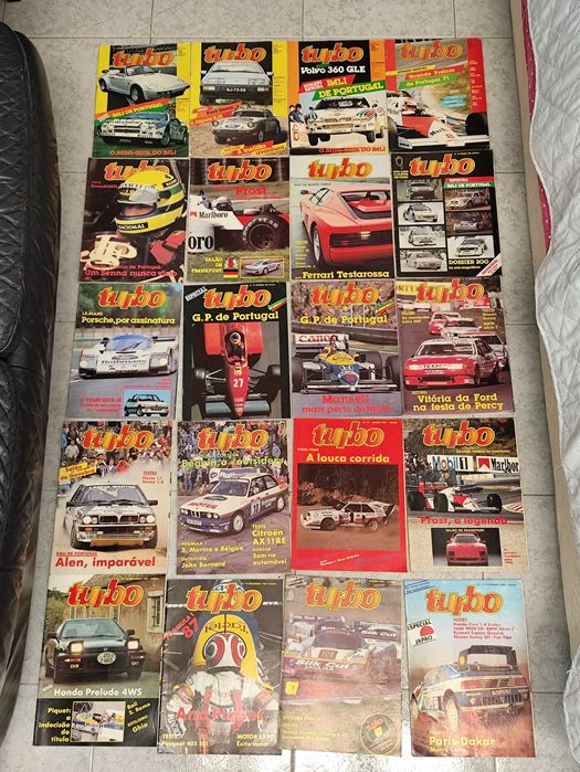 Enorme coleção quase completa de Turbo e catálogos