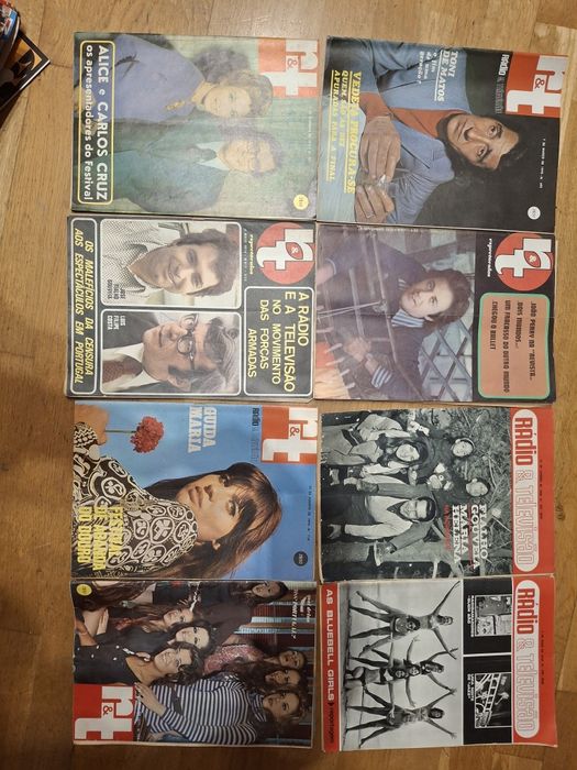 Revistas antigas nova gente e televisão