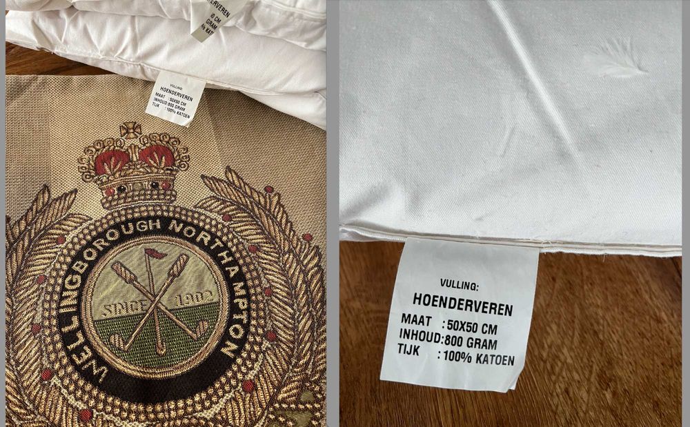 Komplet 4 szt. Poduszki dekoracyjne wkład z pierza