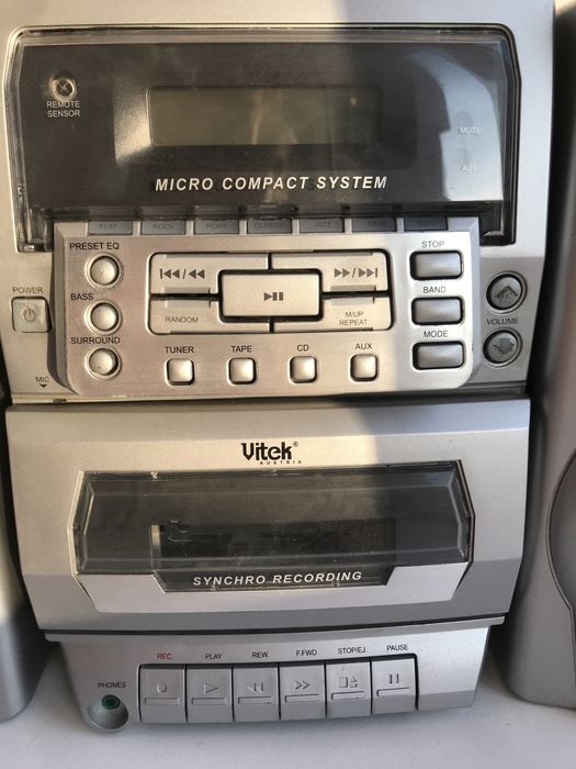 Музыкальный центр, магнитола, магнитофон Vitek