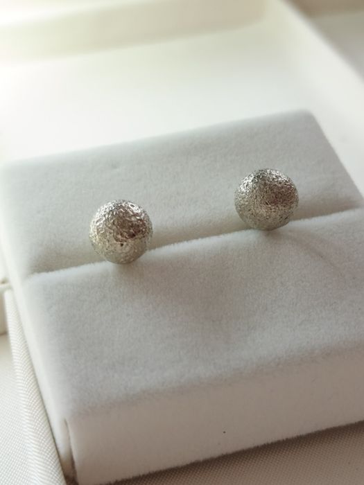 Srebrne kolczyki sztyfty 925 kulki kuleczki