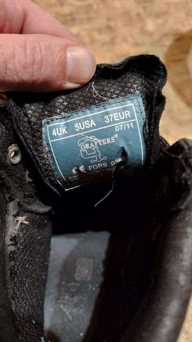 Ботинки рабочие с железным носком