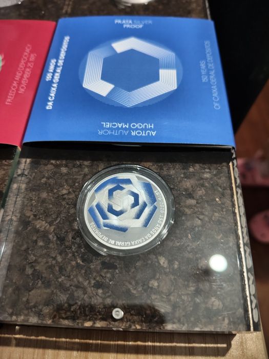 Moedas Prata Proof Portugal