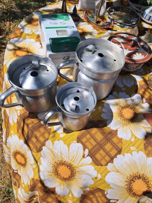Conjunto cafeteiras em alumínio