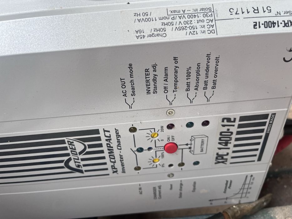 Sistema Solar Fotovoltaico com 4 Painéis, 6 Baterias UPower de 405 Ah e Inversor