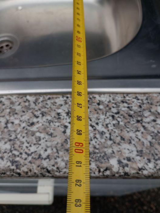 Zlewozmywak z metalową szafką Okazja