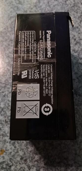 Akumulator Panasonic 12V , 3.4 Ah AGM LC-R123R4PG