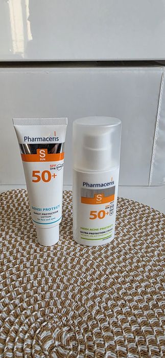 Pharmaceris S SPF 50+ – Sensi Protect i Medi Acne Protect 2 × 50 ml. Wartość rynkowa 99 zl.