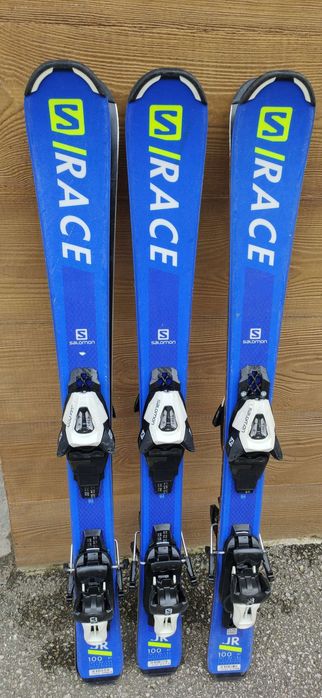 3 X Narty junior Salomon 100 cm, pakiet nart junior, narty dziecięce
