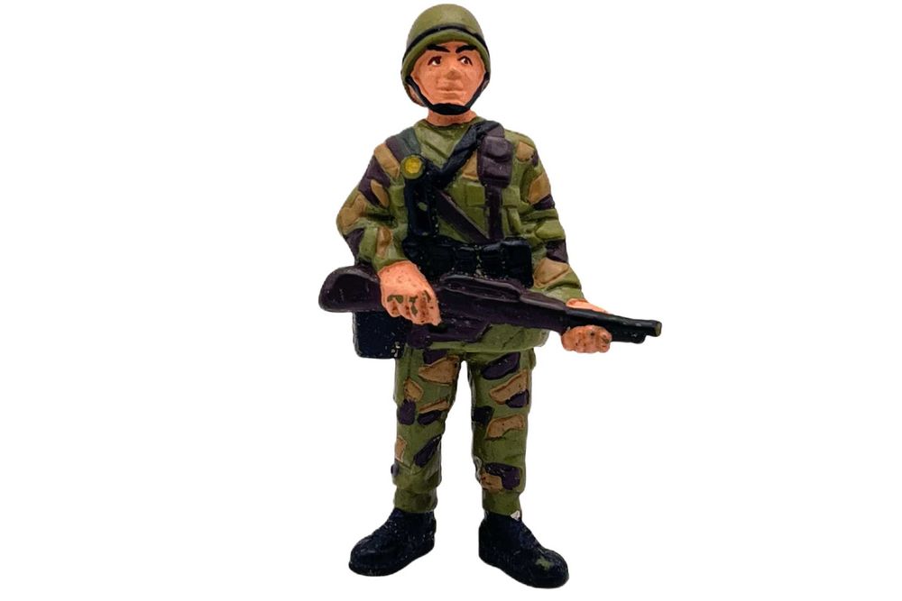 Soldado Camuflado (9 cm) Figura de Coleção Bullyland (Made in Germany)