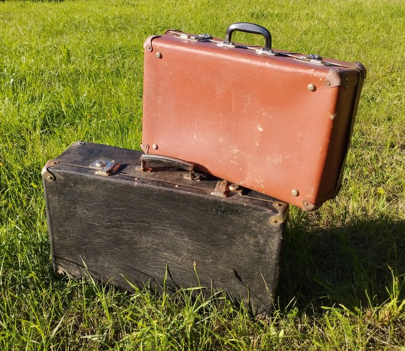 Дорожный чемодан сумка и портфель ретро набор редкий