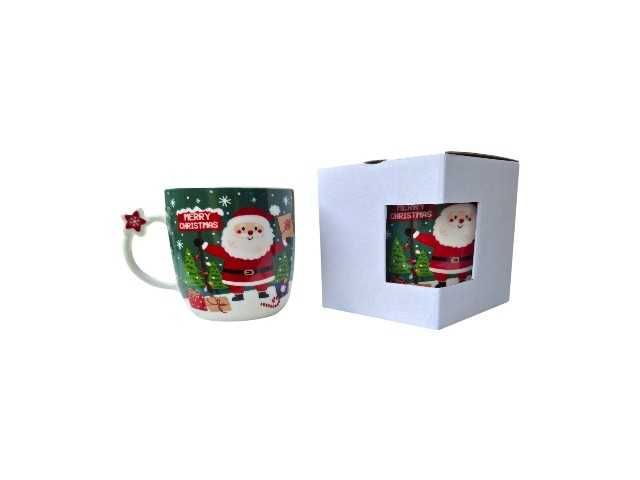 Prezent Świąteczny Zestaw Kubek Skarpety Świeca Milka Herbata Torebka