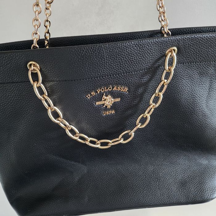 Us.Polo Assn-piekna czarna shoperka-