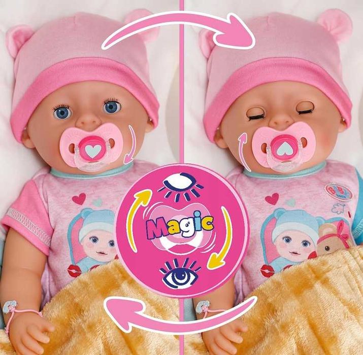 Baby Born LALKA  43cm - bez akcesoriów, jedno oczko się nie otwiera