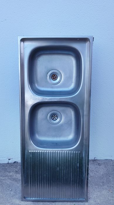 Lava loiça inox cuba dupla