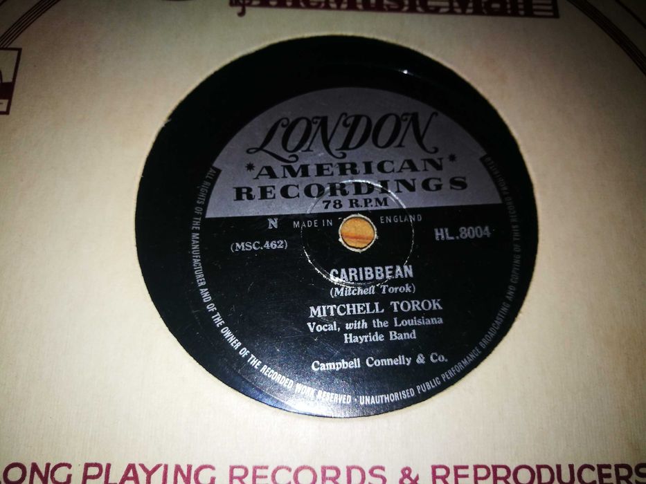 MICHEL TOROK (78RPM) - Caribeen/Weep Away (Ed ING) 10'
