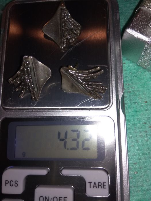 Komplet 925 kolczyki zawieszka