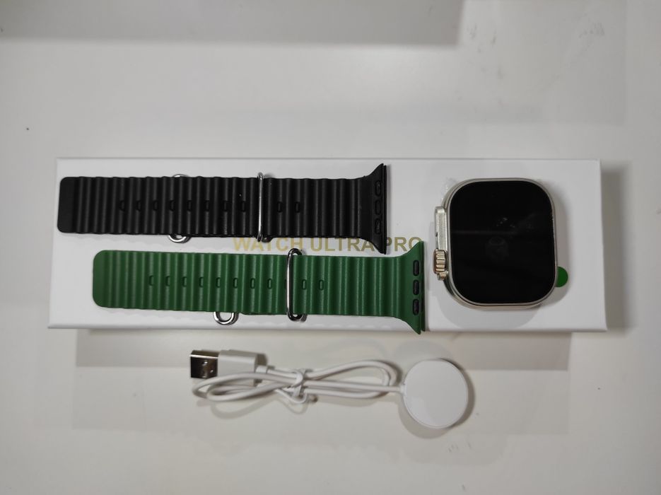 Smartwatch ultra pro com 2 pulseiras (várias cores disponíveis)