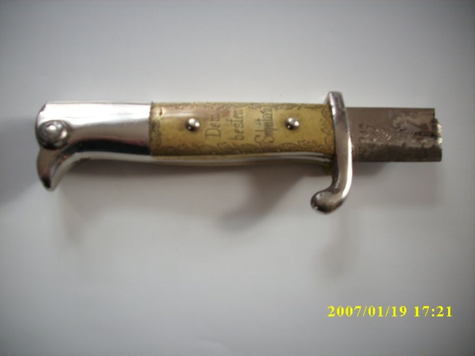 rękojeść od niemieckiego bag. KS z grawerą