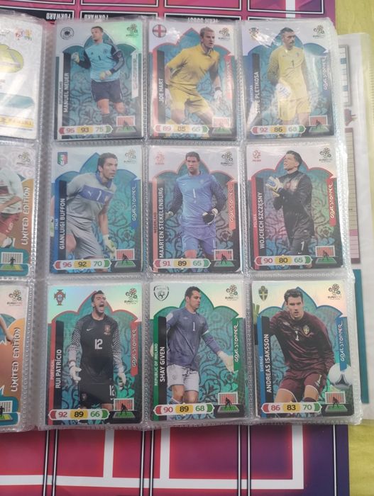 Panini UEFA euro 2012 karty duże ilości opis