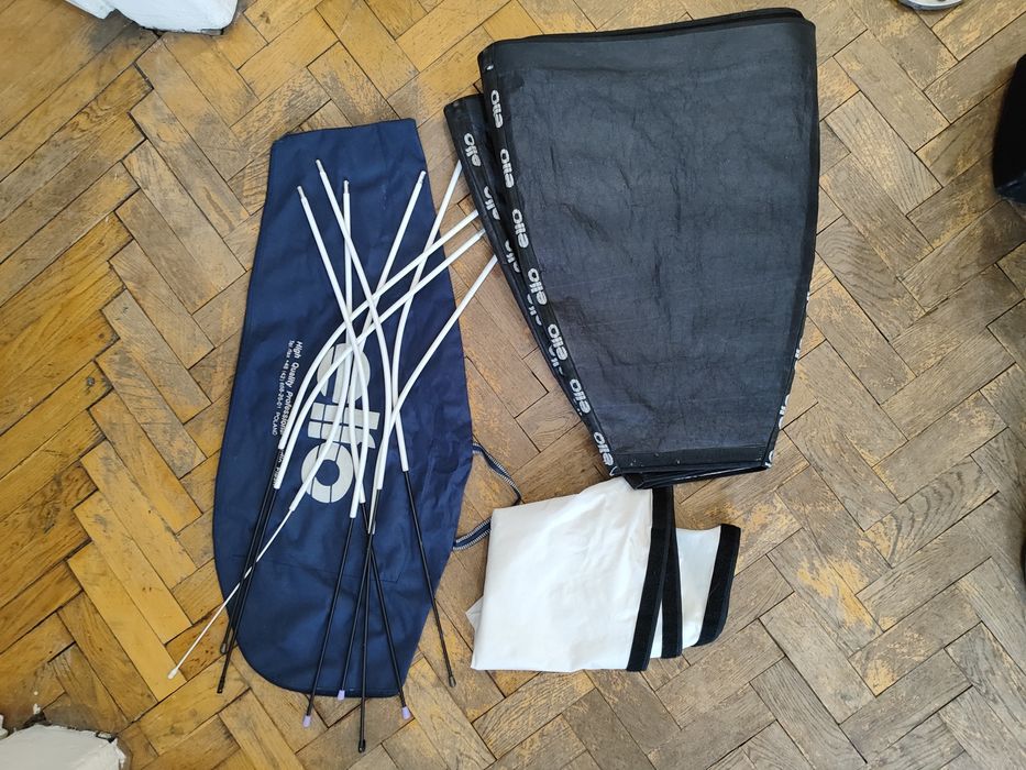 Softbox i odbłyśnik do parasolki elfo