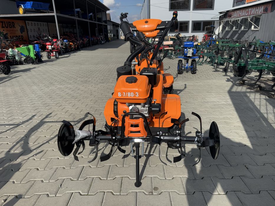 Мотоблок GTM В-7/80-3 7к.с з Фрезою Акця 2025