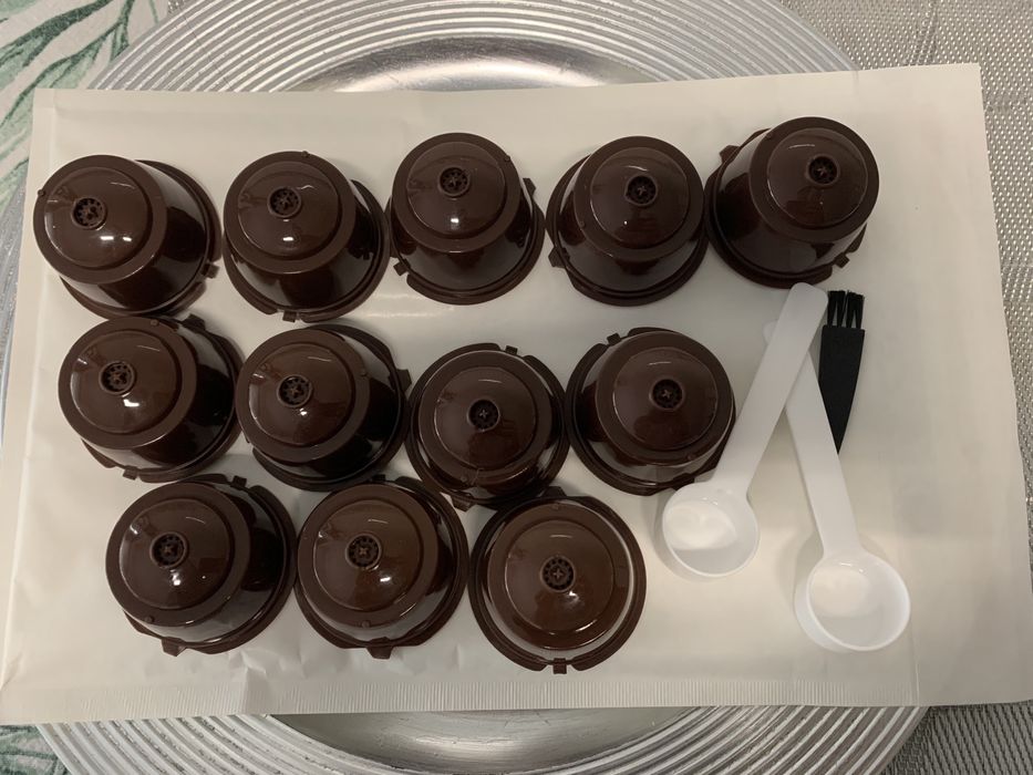 12-Pack Reusable Dolce Gusto Capsules (includes spoon + brush + shipping)64284102037761123