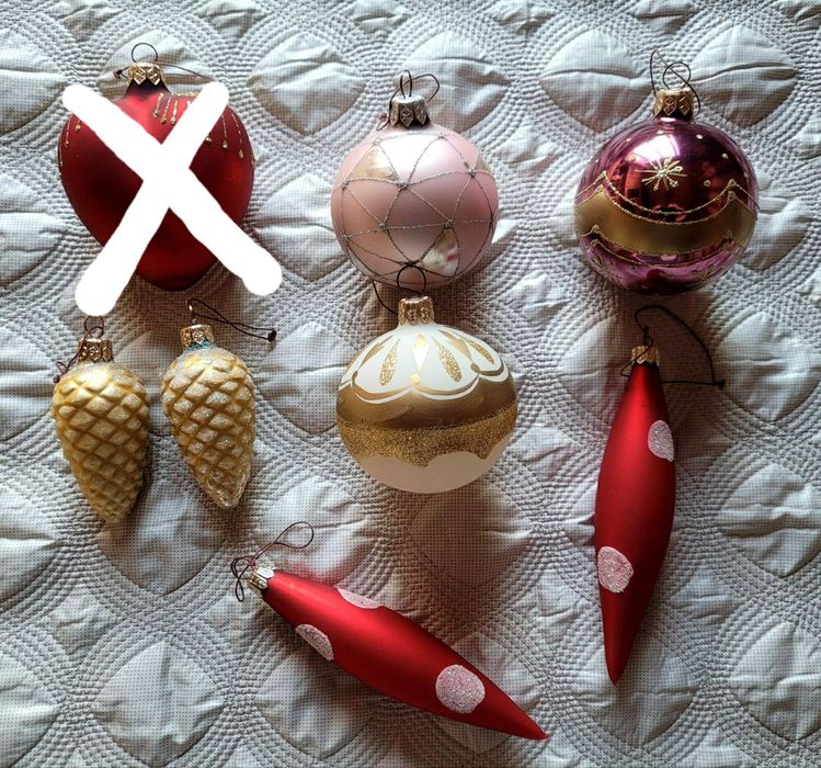 Ёлочные Новогодние игрушки СССР стеклянные Шары