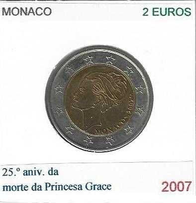 Mónaco- - - - - Moedas Comemorativas de 2 Euros
