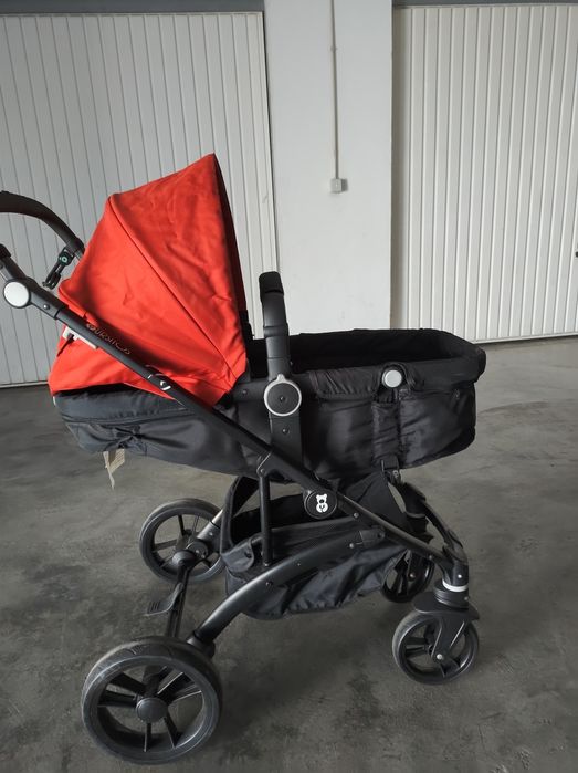Carrinho de bebé 2 em 1 -Alcofa e carrinho de passeio