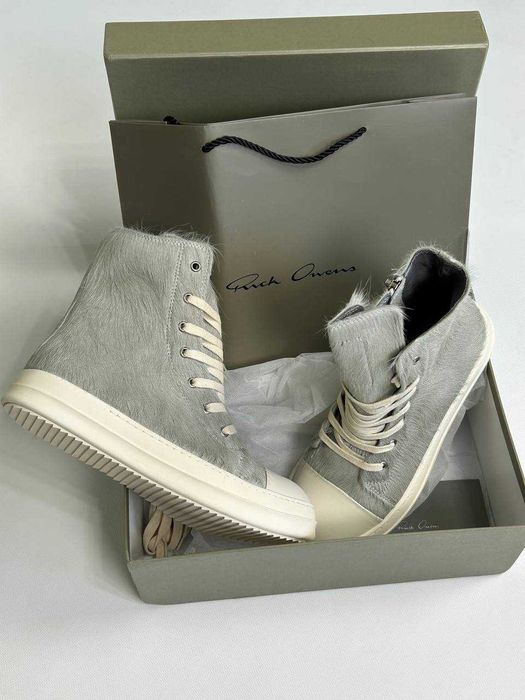 Кеди Rick Owens DRKSHDW laces sneakers ramones geobasket кеды 43 42 41