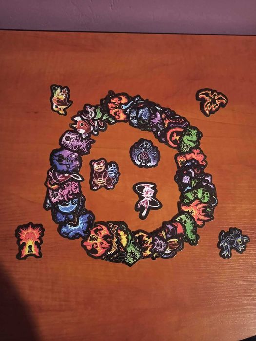 Pokemon naklejki (62 Sztuki)