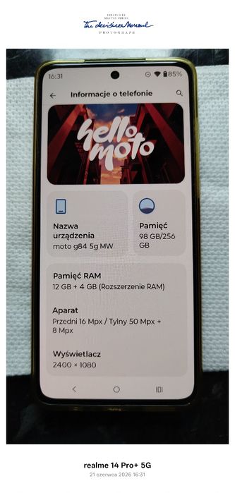 Sprzedam telefon Motorola g84 5g
