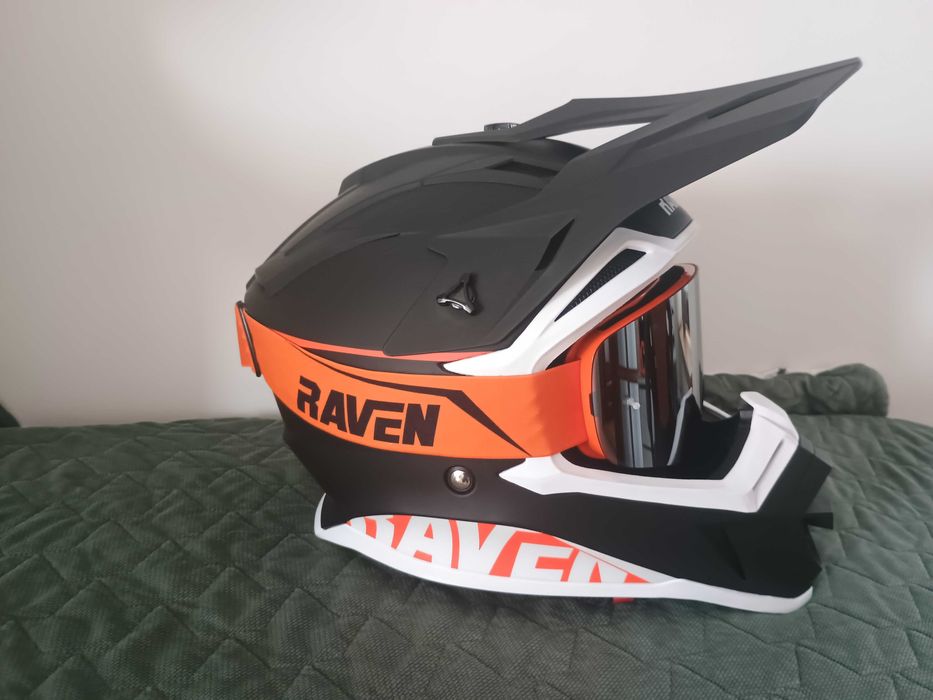 Kask Raven Airborne Evo - idealny stan - raz użyty