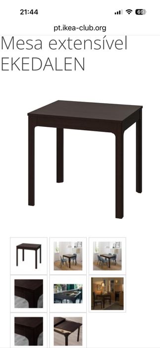 Mesa extensivel Ekedalen (Ikea)