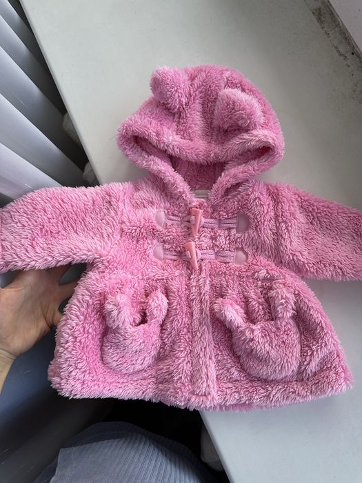 Шубка на дівчинку next, курточка-шубка, кофтинка на дівчинку 0-3 міс