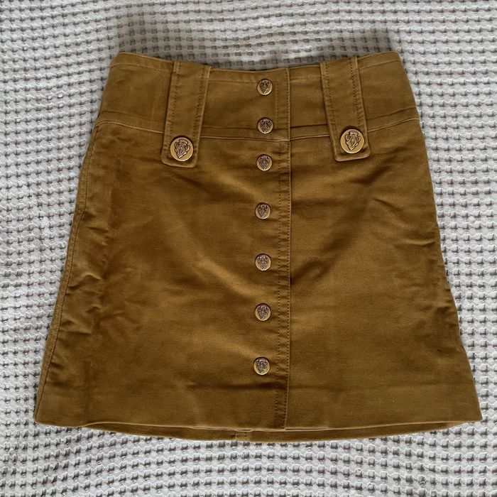 Коричнева спідниця/юбка від бренду Gucci