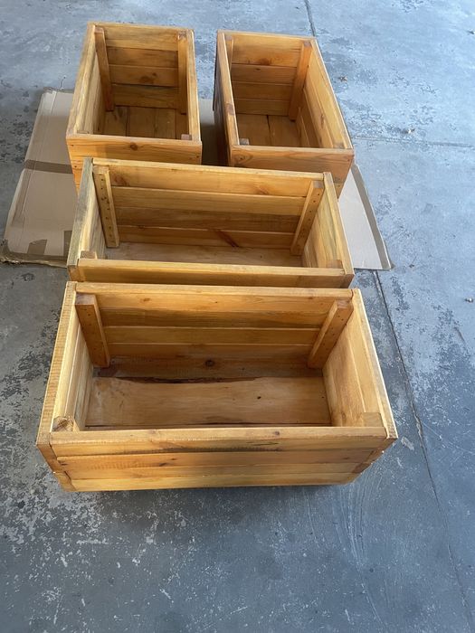 Donice ogrodowe drewniane