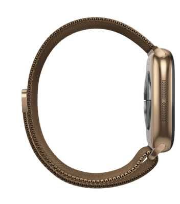 Apple Watch 11 Cellular 42mm Titânio Dourado - Gold Milanese Loop
