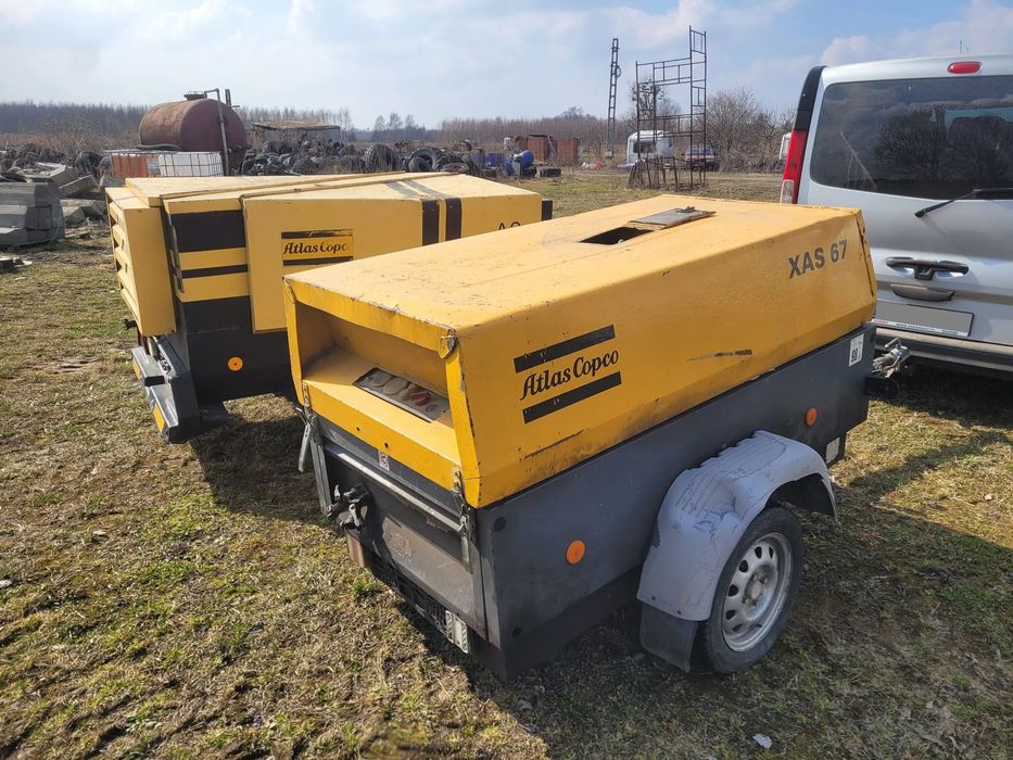 Atlas Copco Copco XAS 67  Sprężarka Kompresor Atlas Copco Xas 67 Kubota