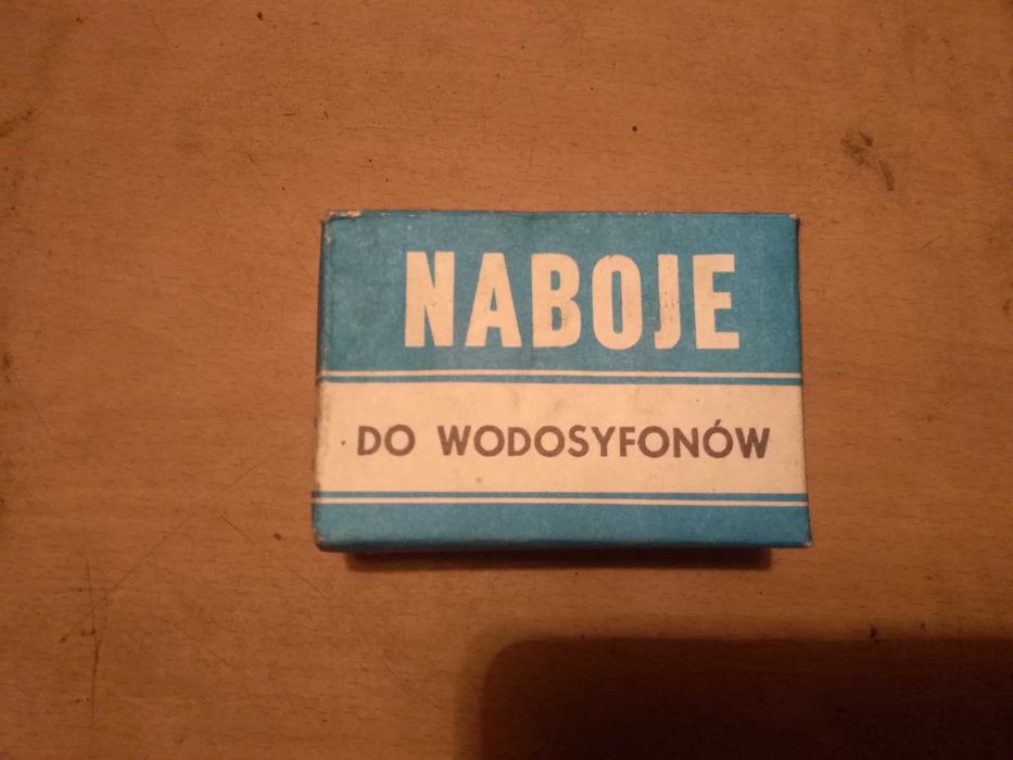 Naboje do wodosyfonów z PRL