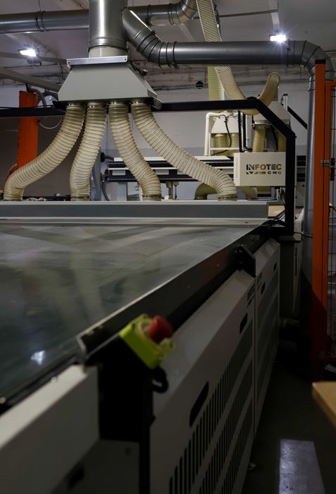 CNC Infotec 3121 Pro - niski przebieg + odpylacz