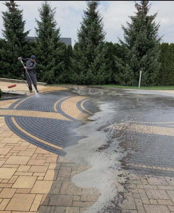 Profesjonalne, czyszczenie, Mycie kostki,elewacji, dachu.