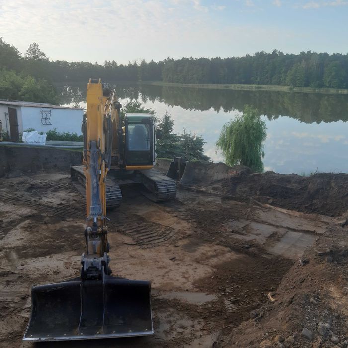 Wywrotka, koparka, koparko-ładowarka, transport, rozbiórka, HDS