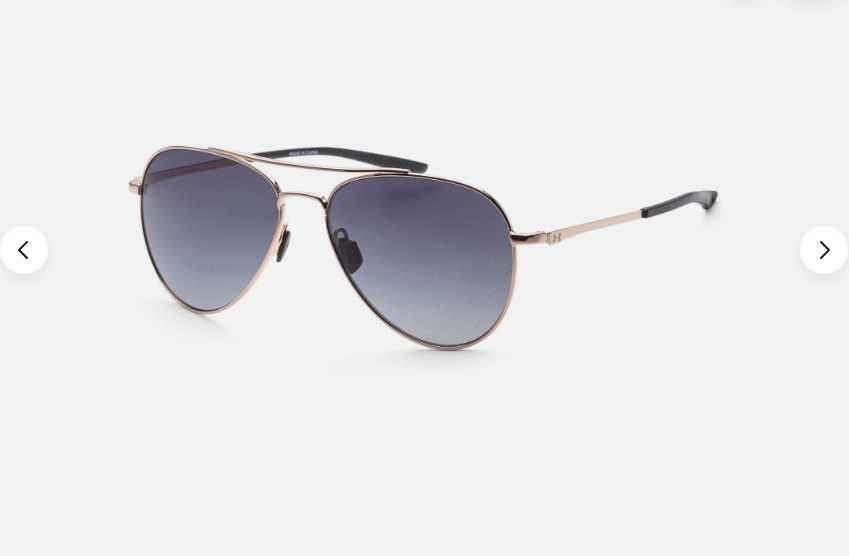 Оригінал Under Armour Rose Gold Aviator Sungl UA0007-G-S-00057 окуляри
