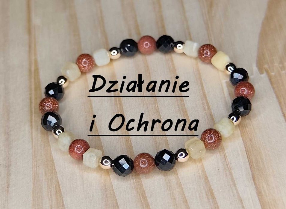 Bransoletka z kamieni naturalnych " Działanie i Ochrona "