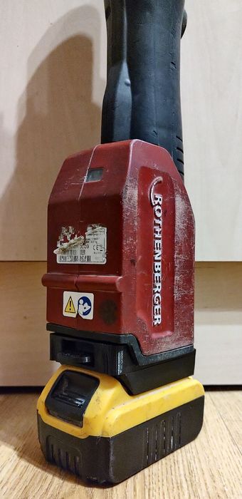 Adapter Rothenberger Romax 3000, Rocam 4 na baterie DeWalt XR18.