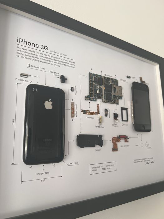 iPhone 3G w ramce