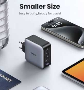 Зарядний пристрій UGREEN Nexode 100W GaN Fast Charger PD QC X563