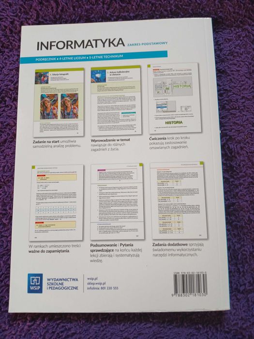Informatyka Podręcznik Dla Liceum i Technikum Zakres Podstawowy [2019]